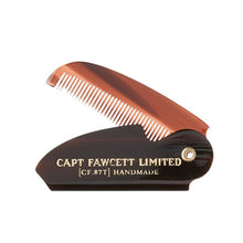 Load image into Gallery viewer, Captain Fawsett&#39;s - Folding Pocket Moustache Comb