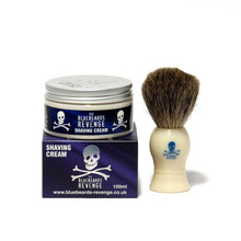 Load image into Gallery viewer, The Bluebeards Revenge - Pure Badger Shaving Brush &amp; Shave Cream combo